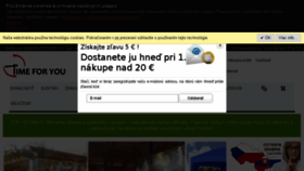 What Timeforyou.sk website looked like in 2018 (7 years ago)