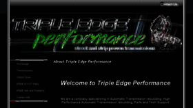 What Tripleedgeperformance.com website looked like in 2018 (5 years ago)