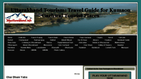 What Traveltouttranchal.blogspot.com website looked like in 2018 (6 years ago)