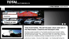 What Totalautomobiles.co.uk website looked like in 2018 (6 years ago)
