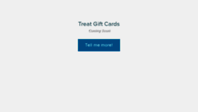 What Treatgiftcards.com website looked like in 2018 (5 years ago)