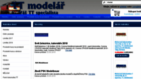 What Ttmodelar.eu website looked like in 2018 (5 years ago)