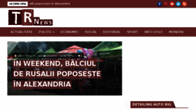 What Trnews.ro website looked like in 2018 (5 years ago)