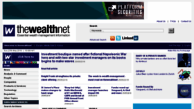 What Thewealthnet.com website looked like in 2018 (5 years ago)