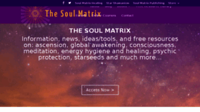 What Thesoulmatrix.com website looked like in 2018 (5 years ago)