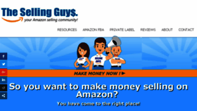 What Thesellingguys.com website looked like in 2018 (5 years ago)