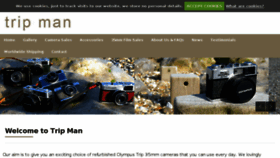 What Tripman.co.uk website looked like in 2018 (5 years ago)