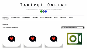 What Takipcionline.com website looked like in 2018 (5 years ago)