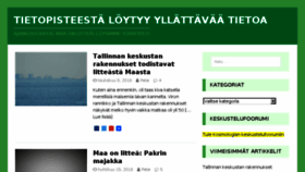 What Tietopiste.com website looked like in 2018 (5 years ago)