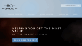 What Truthaboutdiamonds.com website looked like in 2018 (5 years ago)