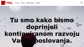 What Tria.hr website looked like in 2018 (7 years ago)
