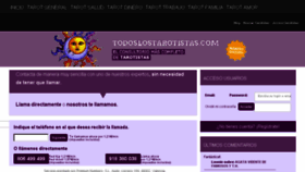 What Todoslostarotistas.com website looked like in 2018 (5 years ago)