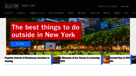 What Timeoutnewyork.com website looked like in 2018 (5 years ago)