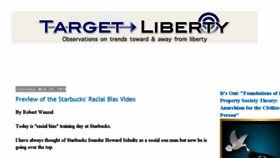 What Targetliberty.com website looked like in 2018 (5 years ago)