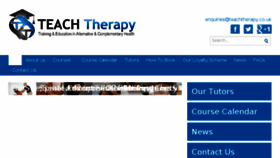 What Teachtherapy.co.uk website looked like in 2018 (5 years ago)