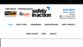 What Thesafetyshow.com.au website looked like in 2018 (5 years ago)
