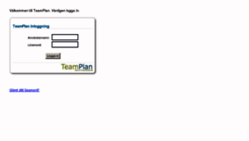 What Teamplan.se website looked like in 2011 (12 years ago)