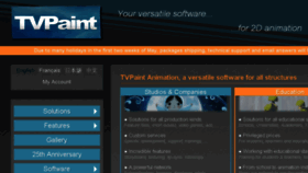 What Tvpaint.net website looked like in 2018 (5 years ago)