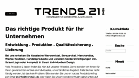 What Trends21.de website looked like in 2018 (5 years ago)