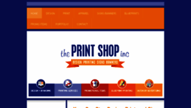 What Theprintshoppcb.com website looked like in 2018 (5 years ago)