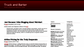 What Truckandbarter.com website looked like in 2018 (5 years ago)
