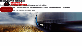 What Truckerstraining.com website looked like in 2018 (5 years ago)