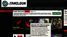 What Tamilgun.biz website looked like in 2018 (5 years ago)