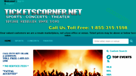 What Ticketscorner.net website looked like in 2018 (5 years ago)