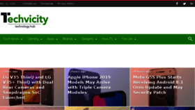 What Techvicity.com website looked like in 2018 (5 years ago)