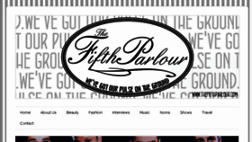 What Thefifthparlour.com website looked like in 2018 (5 years ago)