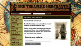 What Thetreasuremerchants.com website looked like in 2018 (5 years ago)
