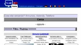 What Ticari.it website looked like in 2018 (5 years ago)