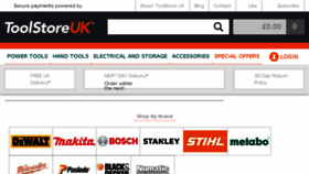 What Toolstoreuk.co.uk website looked like in 2018 (5 years ago)