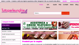 What Tuttoperleunghie.it website looked like in 2018 (5 years ago)