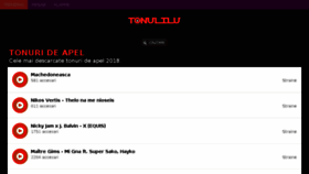 What Tonulilu.ro website looked like in 2018 (5 years ago)