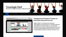What Tecnologiafacil.com website looked like in 2018 (5 years ago)