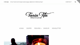 What Taniatita.info website looked like in 2018 (5 years ago)