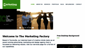 What Themarketingfactory.com.au website looked like in 2018 (5 years ago)