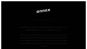 What Theannex.com website looked like in 2018 (5 years ago)