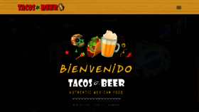 What Tacosandbeer.org website looked like in 2018 (5 years ago)