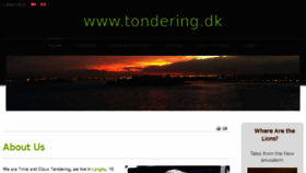 What Tondering.dk website looked like in 2018 (5 years ago)