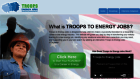 What Troopstoenergyjobs.com website looked like in 2018 (5 years ago)