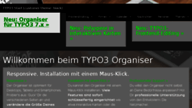 What Typo3-org.de website looked like in 2018 (5 years ago)