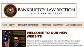 What Txbankruptcylawsection.com website looked like in 2018 (5 years ago)