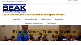 What Testifyingtraining.com website looked like in 2018 (5 years ago)
