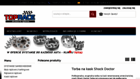 What Toprace.pl website looked like in 2018 (5 years ago)