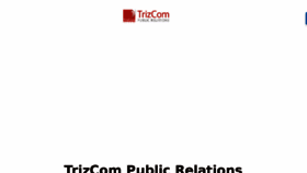 What Trizcom.com website looked like in 2018 (6 years ago)