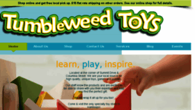 What Tumbleweedtoys.ca website looked like in 2018 (5 years ago)