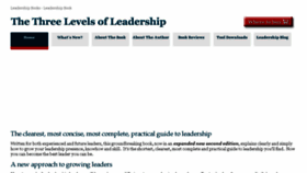 What Three-levels-of-leadership.com website looked like in 2018 (5 years ago)