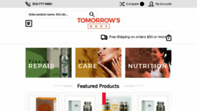 What Tomorrowsbody.com website looked like in 2018 (5 years ago)